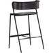 Keanu 34.5 inch Gunmetal Counter Stool